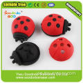 3D Hot Sale Red Beetle eller nyckelpiga Former suddgummin